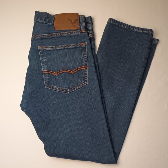 Men's American Eagle Jeans Size 29/30 Slim Leg Medium Wash - Picture 1 of 9
